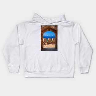 A time travel in Nafpaktos (Lepanto) Kids Hoodie